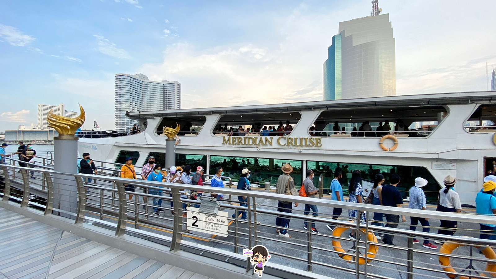 ล่องเรือเมริเดียน ครูซ ดินเนอร์หรู ชมวิวเจ้าพระยา : รีวิว เรือ Meridien Cruise , Jubilee Travel, พาสาน แลนด์มาร์คแห่งใหม่