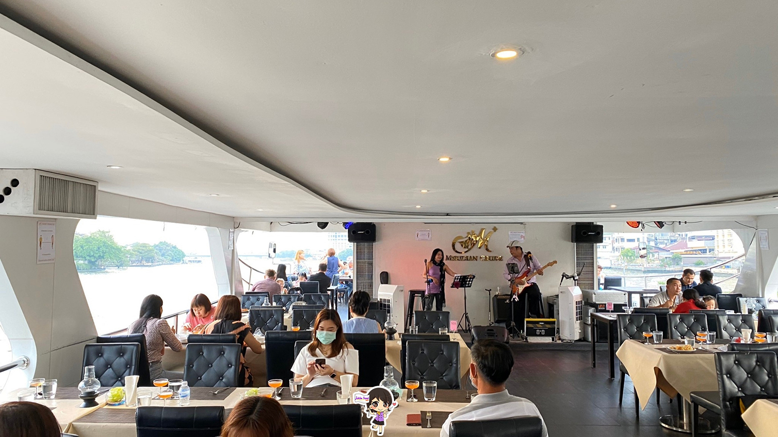 ล่องเรือเมริเดียน ครูซ ดินเนอร์หรู ชมวิวเจ้าพระยา : รีวิว เรือ Meridien Cruise , Jubilee Travel, พาสาน แลนด์มาร์คแห่งใหม่
