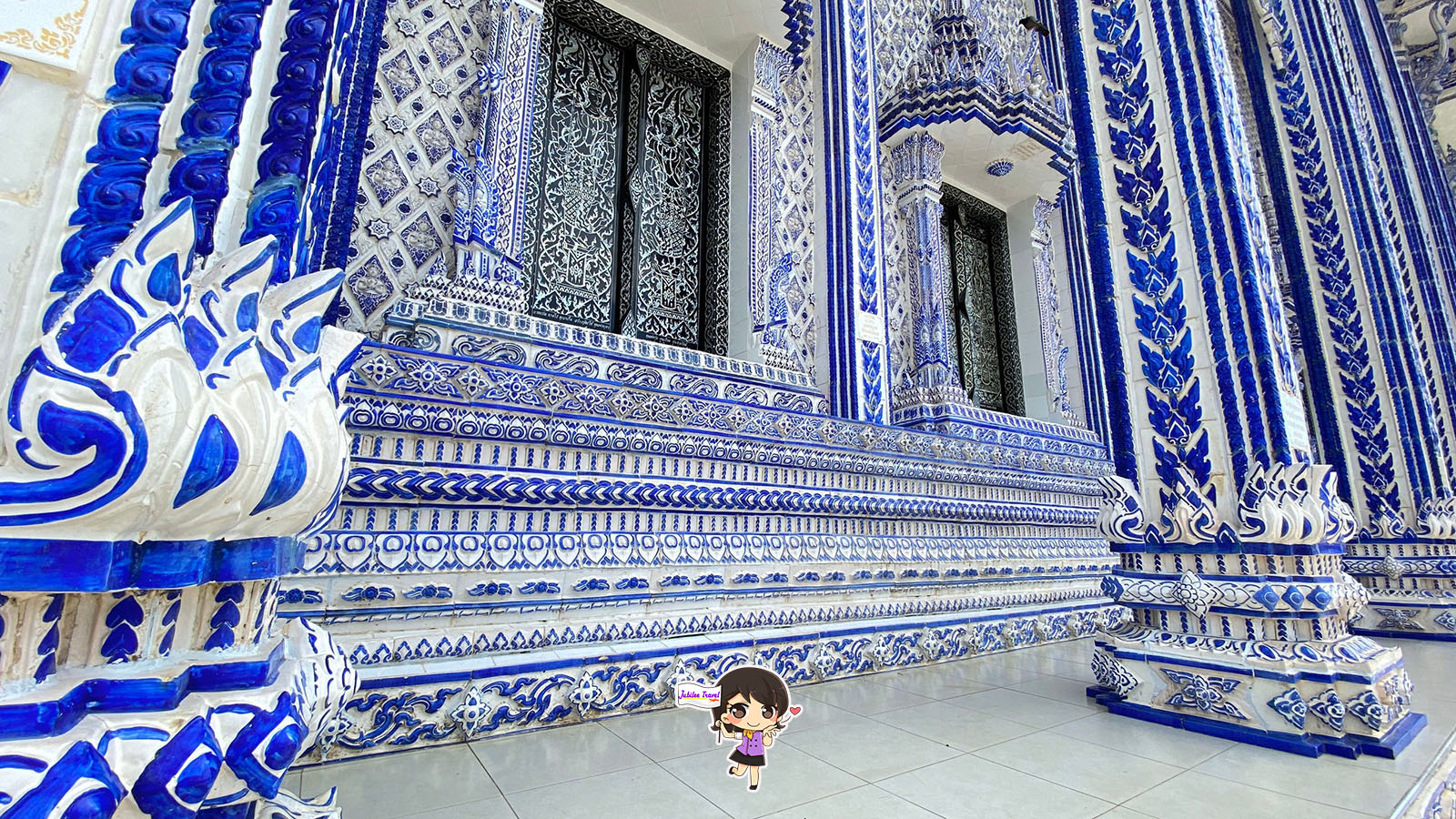 โบสถ์สีน้ำเงิน วัดปากน้ำแขมหนู หรือ โบสถ์เซรามิกสีน้ำเงิน ที่ใครๆก็อยากมา จันทบุรี , Jubilee Travel, พาสาน แลนด์มาร์คแห่งใหม่