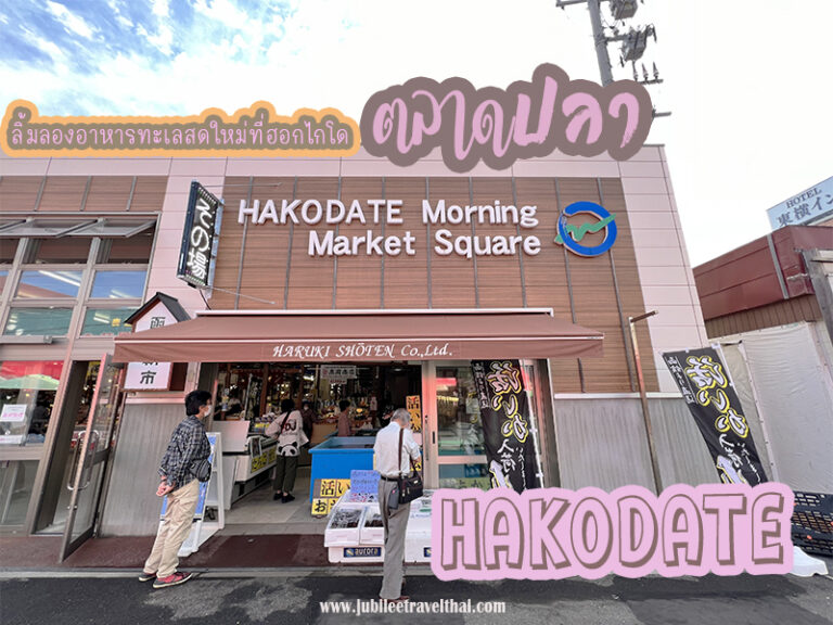 ตลาดปลา ฮาโกดาเตะ ของทะเลสดๆ กิน ช้อป ยามเช้า
