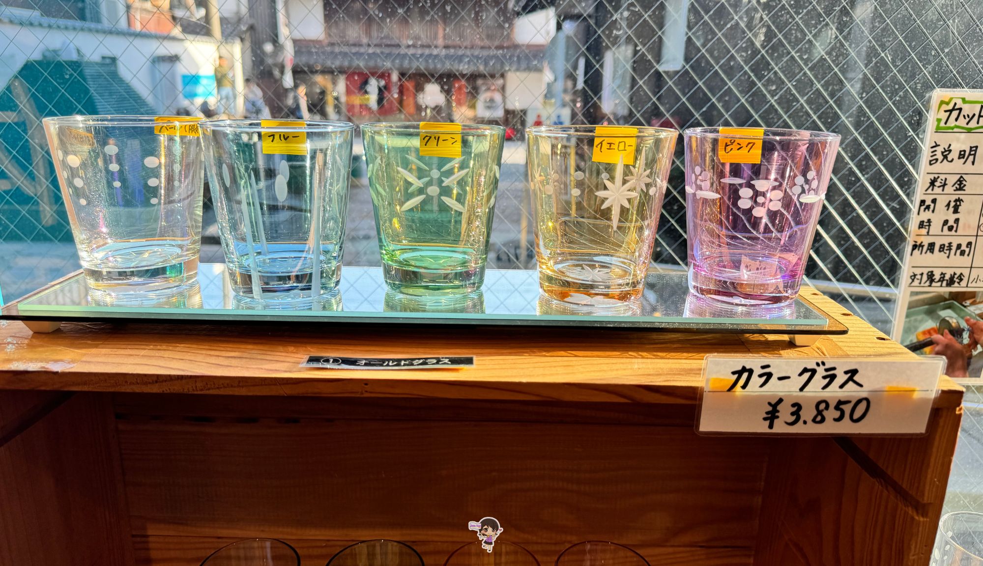 Shiga Kurokabe Square Glass Cutting : กิจกรรมเพ้นแก้วที่ชิงะ , Jubilee Travel,