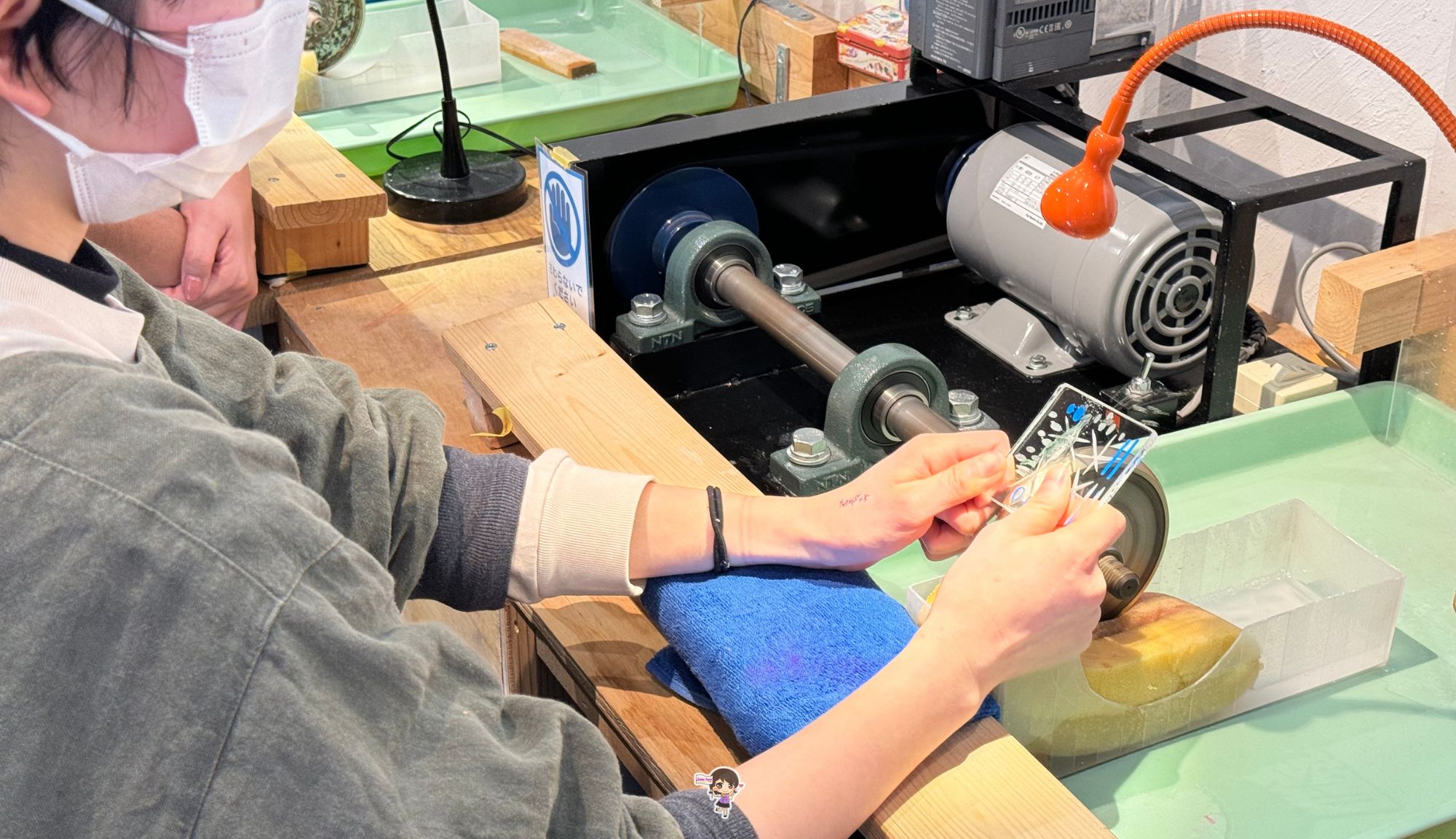 Shiga Kurokabe Square Glass Cutting : กิจกรรมเพ้นแก้วที่ชิงะ , Jubilee Travel,