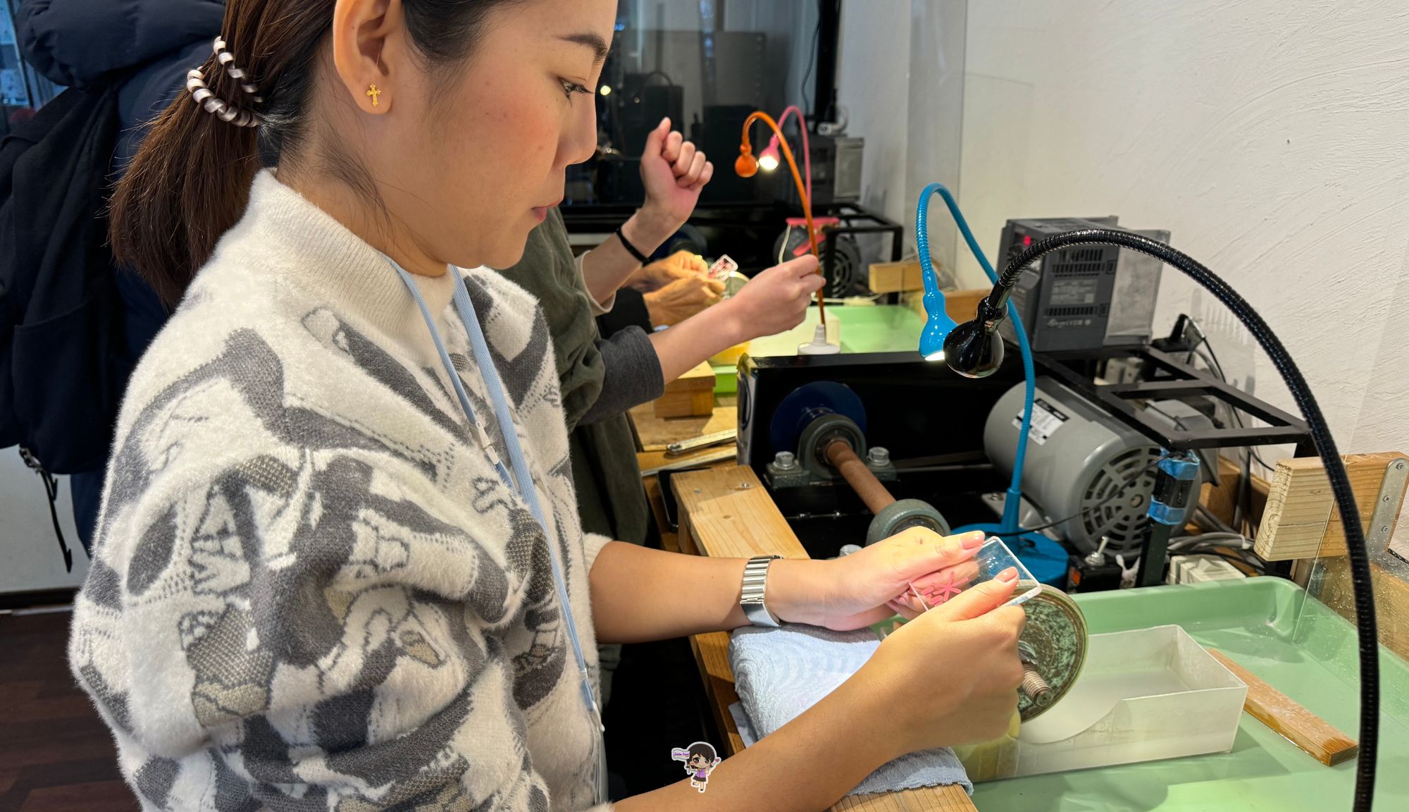 Shiga Kurokabe Square Glass Cutting : กิจกรรมเพ้นแก้วที่ชิงะ , Jubilee Travel,