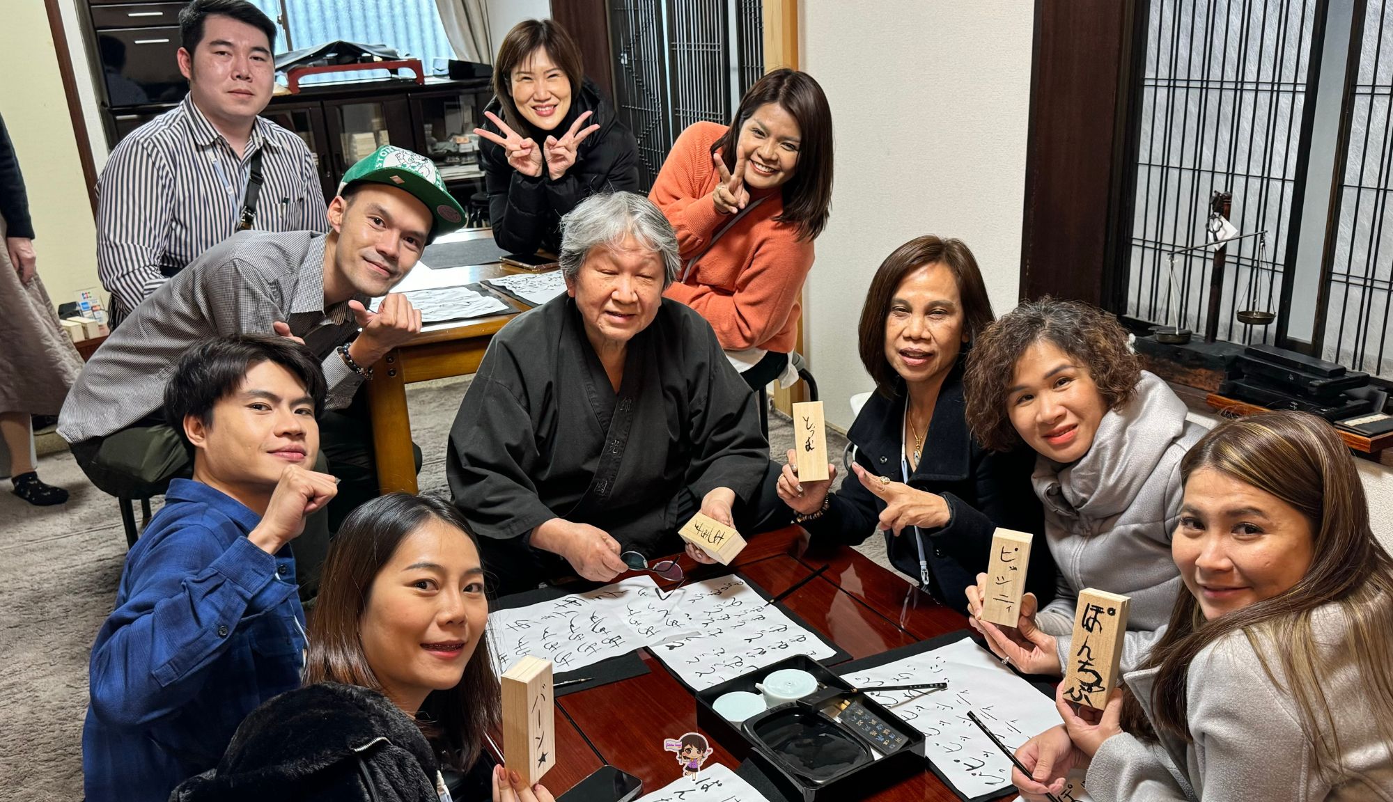 Ink Stick kinkoen Workshop in Kansai : กิจกรรมอวดหมึกที่คันไซ เขียนหมึกฉบับต้นตำหรับ !!! , Jubilee Travel,