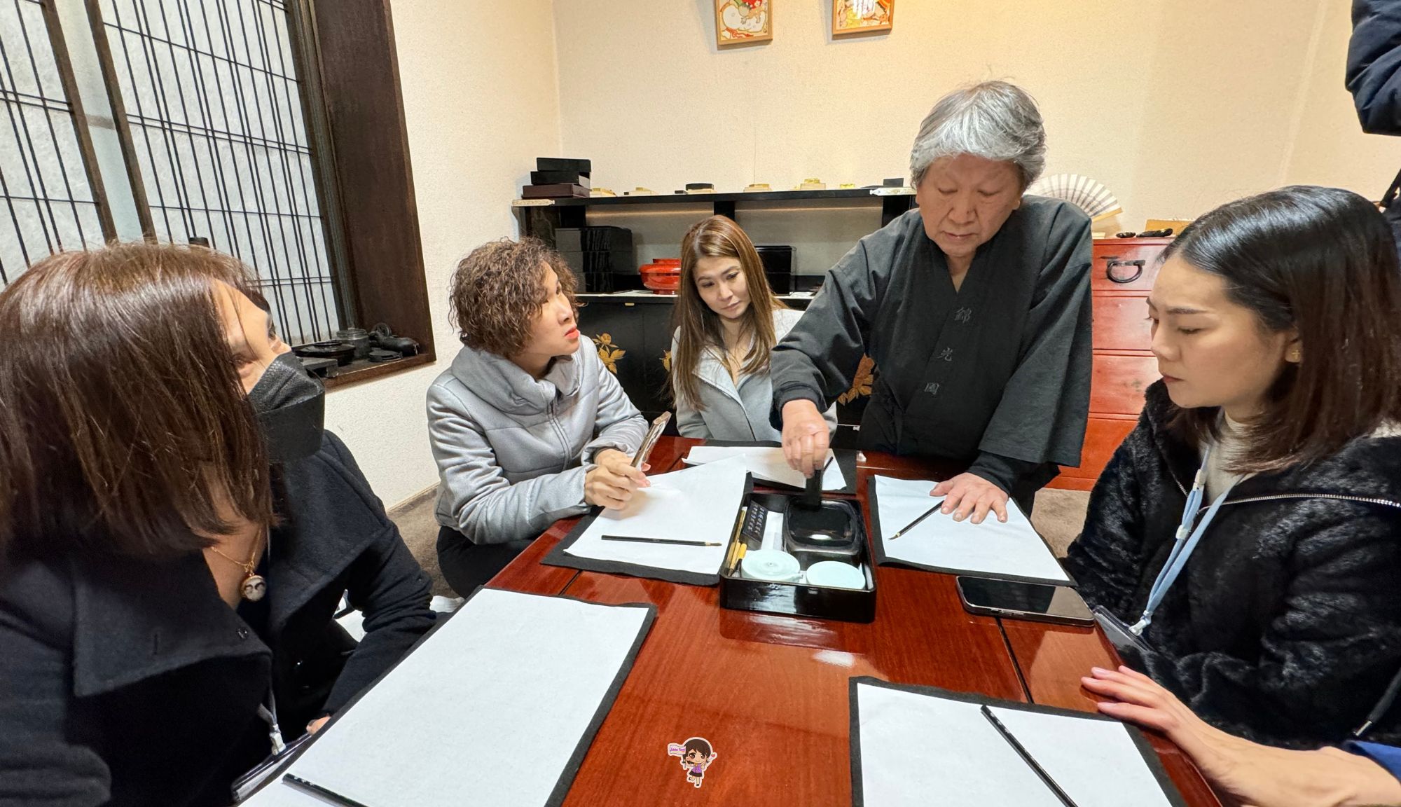 Ink Stick kinkoen Workshop in Kansai : กิจกรรมอวดหมึกที่คันไซ เขียนหมึกฉบับต้นตำหรับ !!! , Jubilee Travel,